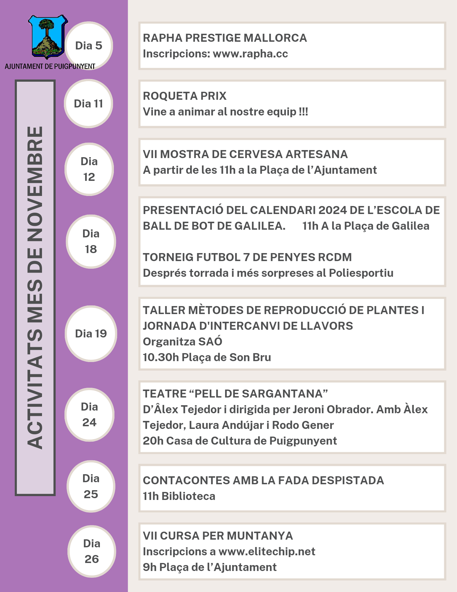 CARTELL ACTIVITATS NOVEMBRE 