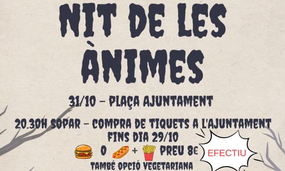 Cartell Nit de les Ànimes