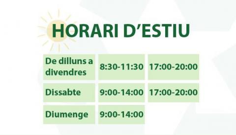 Nou horari Deixalleria a partir de 8 de juny