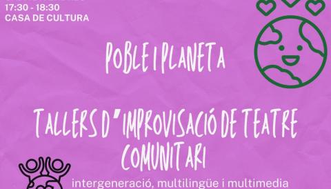 CARTELL TALLERS IMPROVISACIÓ TEATRE