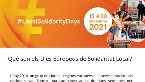 DIES EUROPEUS DE SOLIDARITAT LOCAL 2021