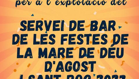 CARTELL BASES BAR DE FESTES