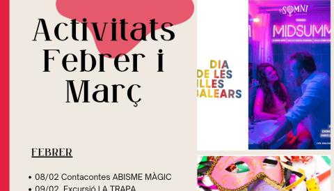CARTELL ACTIVITATS FEBRER I MARÇ 2025