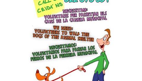 PERSONES VOLUNTÀRIES PER A LA PROTECTORA D'ANIMALS