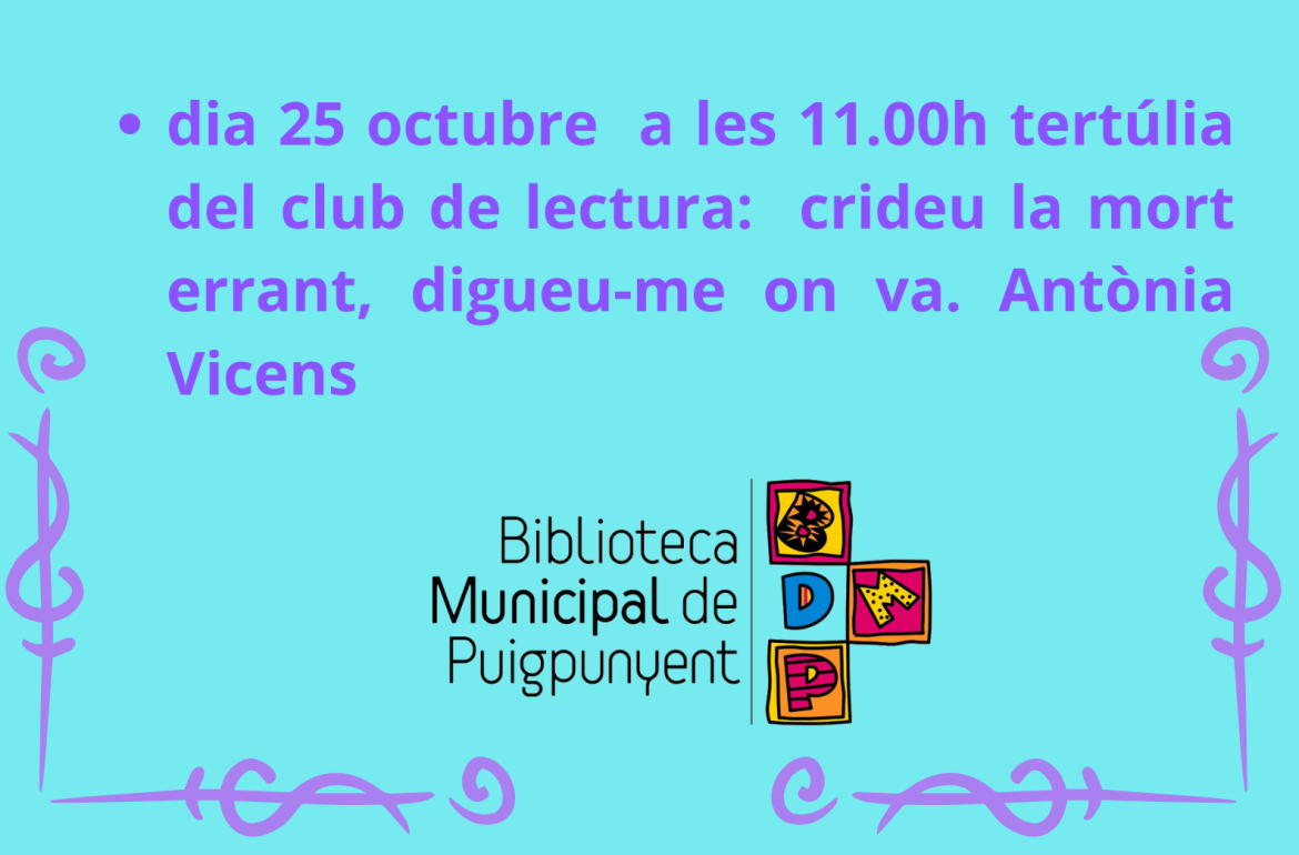 Cartell dia de les biblioteques