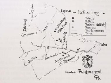 Mapa de la Prehistòria a Puigpunyent